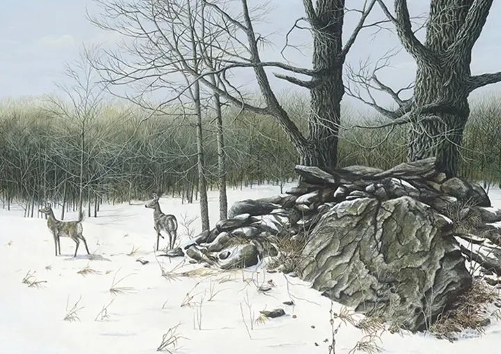 Early Warning - a painting by C.F. Lawrenson