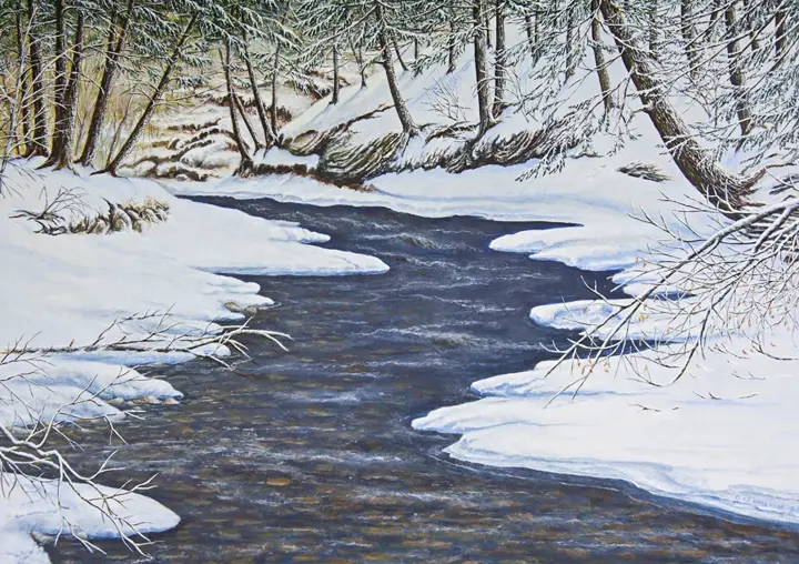 Equinox Dusting: A painting by C.F. Lawrenson