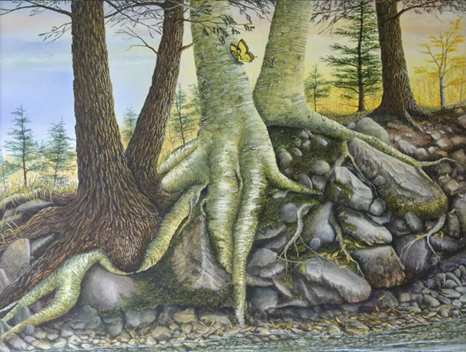 Mixed Marriage - A painting by C.F. Lawrenson