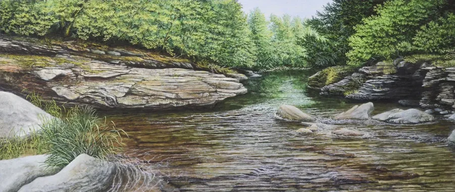 The Laughing Place The Laughing Place: A painting by C.F. Lawrenson