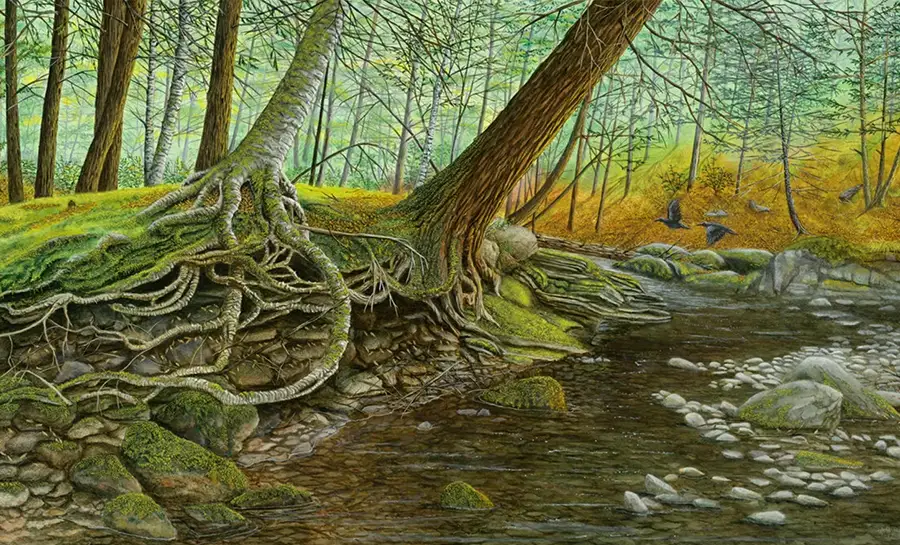 Memory Bank Memory Bank: A painting by C.F. Lawrenson