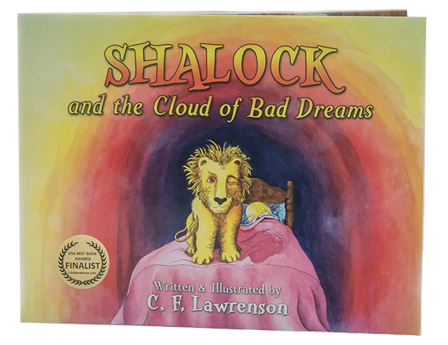 Shalock & The Cloud of Bad Dreams: Book cover. Book by C.F. Lawrenson