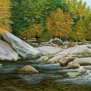 Social Distance: A painting by C.F. Lawrenson