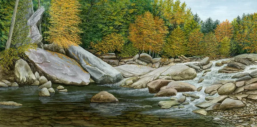 Social Distance Social Distance: A painting by C.F. Lawrenson