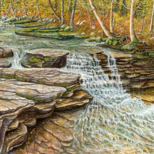 The Land of Orr: A painting by C.F. Lawrenson