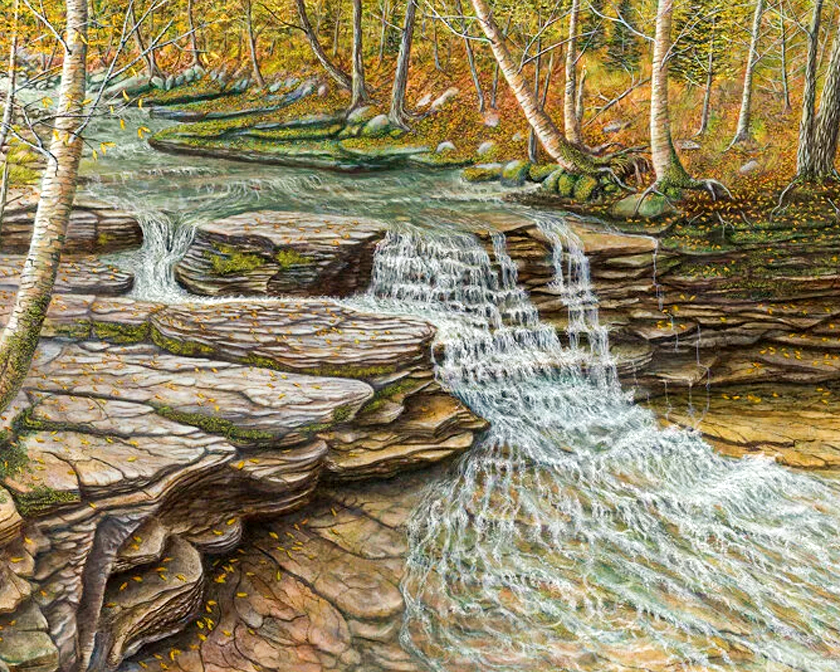 The Land of Orr The Land of Orr: A painting by C.F. Lawrenson